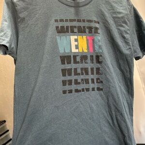 Wente Gray Blue Graphic Tee